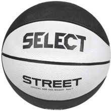 Мяч для игры Select BASKETBALL STREET v23 баскетбольный бело-черный Уни 5 (205570-126): Вид Баскетбольные