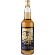 Виски Scottish Piper Finest выдержка 3 года 40% 1 л (YL5021692400300): Объем, л 1