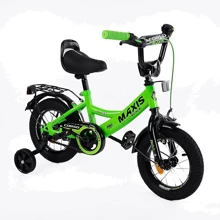 Детский велосипед 12" Corso Maxis зеленый (CL-12455): Тип 2х колесный велосипед