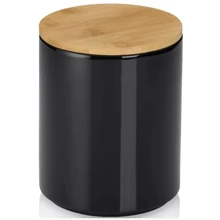 Емкость для сыпучих продуктов Kela Cady 1.7 л Black (15275): Тип один предмет