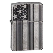 Зажигалка Zippo 28974 U.S. Flag Armor Antq Slvr Plate: Производитель Zippo