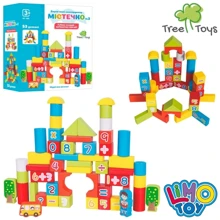 Дерев'яний конструктор Tree Toys Містечко 53 деталі (MD 1866): Тип сортер