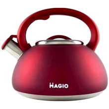Чайник Magio со свистком 2.5 л индукция утолщенное дно MG-1193: Объем, л 2.5