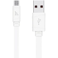 Кабель Hoco USB Cable to microUSB X5 Bamboo 1m White: Тип USB Cable - microUSB
