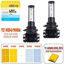 Лампы PULSO YZ/HB4 9006/LED-chips ZES-Philips/9-32v2*25w/4500Lm/3000-4300-5000-6500-10000K (YZ-HB4 9006): Цвет свечения Голубой