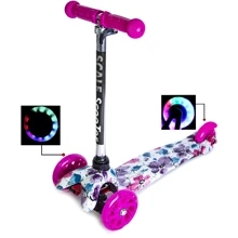 Самокат Mini Scooter. Poppies (с рисунком): Количество колес 3
