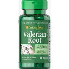 Puritan's Pride Valerian Root 450 mg 100 caps Валериана корень: Форма выпуска Капсулы