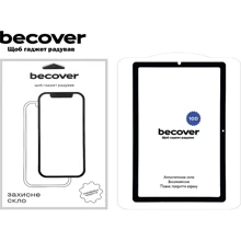 Аксессуар для планшетных ПК BeCover Tempered Glass 10D Black for Samsung Galaxy Tab S6 Lite 2024 P620/P625/P627 (710802): Цвет черный