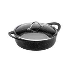 Каструля Vinzer Premium Granite Induction, 28см, 4.2л з кришкою (89453): Тип Традиционная