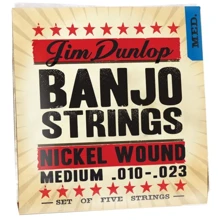 Струна для гитар Набор струн DUNLOP DJN1023 BANJO NICKEL MEDIUM: Тип Комплект струн