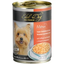Влажный корм Edel Dog для собак с птицей и морковью 400 g (4003024177037): Тип Влажный корм