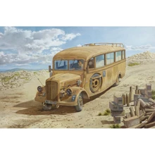 Модель Roden Німецький штабний автобус Opel Blitz 3.6 – 47 Omnibus W39 Ludewig, пізній (RN808): Виробник RODEN