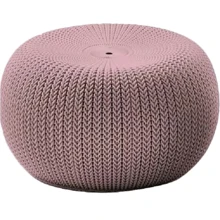 Крісло-пуф Keter Knit Cozies фіолетовий (7290106932081): Вид Кресло