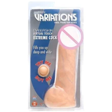 Фаллоимитатор Penthouse VARIATIONS CyberSkin Extreme Cock, 19х5.5 см: Назначение Анальные
