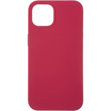 Чохол для iPhone TPU Silicone Case Full Soft Garnet для iPhone 13: Колір бордовый