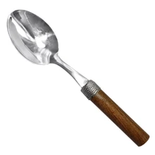 Ложка десертная Mazhura Wood walnut 17 см (mz462218): Наименование Ложка десертная