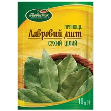 Упаковка Лавровий лист сухой целый Любисток 17х10 г (УП4820076010606): undefined undefined