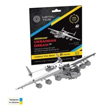 Коллекционная модель-конструктор Metal Time Ukrainian Dream Official SE самолет Ан-225 Мечта мини (MT001SE): Производитель Metal Time