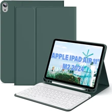Аксессуар для iPad BeCover Case Smart Keyboard Dark Green for iPad Air (2020-2025) (711395): Цвет зеленый