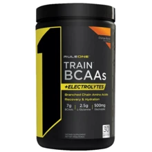 Амінокислота для спорту Rule 1 Train BCAAs + Electrolytes 450 g / 30 servings / orange: Смак Апельсин