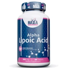 Haya Labs Time Release Alpha Lipoic Acid Альфа-ліпоєва кислота з тимчасовим вивільненням 300 мг 60 таблеток: Тип Альфа-липоевая кислота