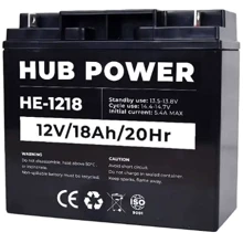Hub Power 12V 18 Ah (HE-1218): Тип Аккумулятор