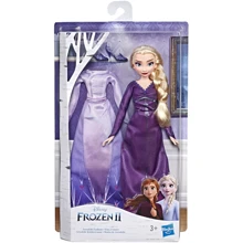 Кукла Hasbro Frozen Холодное сердце 2 с дополнительным нарядом Эльза Frozen (E6907): Возраст от 3 лет