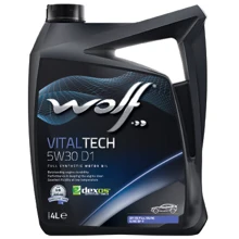 Моторне масло WOLF VITALTECH 5W30 D1 4L: Тип синтетичне