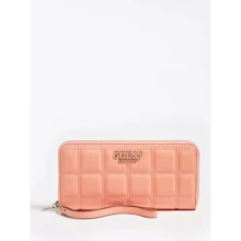Жіночий гаманець Guess Kamina Slg Large Zip Around кораловий (SWVG8111460-COR): Стать жіночий
