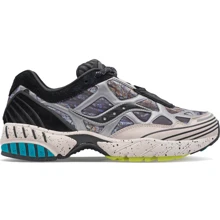 Кроссовки Saucony Grid Web (70649-1s) 39.5 (7.5) черные натуральная кожа демисезон: Материал верха Текстиль, Натуральная кожа