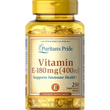 Puritans Pride Vitamin E 400 IU Витамин E 250 гелевых капсул: Тип Витамин E