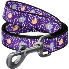 Поводок WAUDOG Nylon рисунок Рик и Морти 2 25 мм 122 см фиолетовый (4925-0281): Тип Поводок