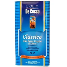 Оливковое-подсолнечное масло De Cecco Extra Vergine Classico 5 л для жарки (WT4209): Объем 5 л