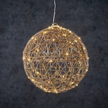 Шар декоративный шампань диам 33 см, 80led Luca: Производитель Luca Lighting
