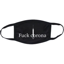 Маска CustomPrint Fuck Corona: Пол Унисекс