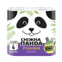 Паперові рушники Сніжна панда 4 шт 2 шари (4823019009071): undefined undefined