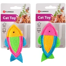 Іграшка для котів Flamingo Viny Fish With Bell з дзвіночком і котячої м'ятою: Виробник Flamingo