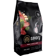 Сухой корм Savory для собак малых пород со свежим мясом индейки и ягнятиной, 8 кг (4820232630365): Тип Сухой корм