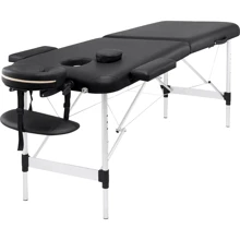 Массажный стол 4FIZJO Massage Table Alu W60 Black (TABLEW60BLACK): Конструкция Складная