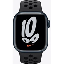 Apple Watch Series 7 Nike 45mm GPS Midnight Aluminum Case with Anthracite/Black Nike Sport Band Approved Витринный образец: Производитель Apple