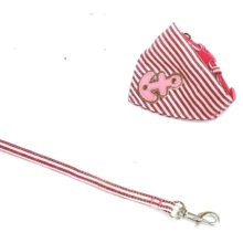 Набор ошейник и поводок c банданой Croci Bandana Sailor розовый (C5079920): Производитель Croci