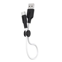 Кабель Hoco USB Cable to USB-C X21 3A 0.25m Black/White: Тип USB Cable - USB-C