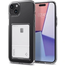 Чехол для iPhone Spigen Crystal Slot Crystal Clear (ACS06667) for iPhone 15 Plus: Цвет прозрачный