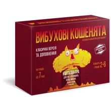 Набор настольной игры Вибухові кошенята (укр) Классическая версия +дополнение Нищівні кошенята: Производитель Tntcat