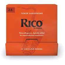 Трость для тенор саксофона D`ADDARIO RKA0125-B25 Rico by D'Addario - Tenor Sax #2.5 - 25 Box: Производитель RICO