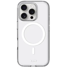 Чехол для iPhone LAUT CRYSTAL-M MagSafe Transparent (L_IP24B_CRM_UC) for iPhone 16 Pro: Цвет прозрачный