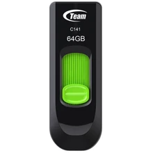 USB-флешка Team 64GB C141 USB 2.0 Green (TC14164GG01): Стандарт USB USB 2.0