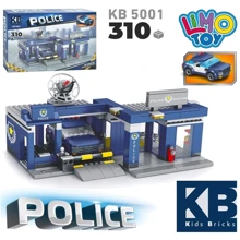 Конструктор LimoToy полиция, участок, гараж, машина, 310 дет. (KB 5001): Производитель LimoToy