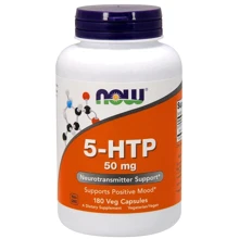 Now Foods 5-HTP Гидрокситриптофан, 50 mg, 180 Veg Capsules (NOW-00101): Форма выпуска Капсулы