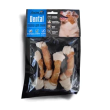 Лакомства AnimAll Dental Кость баварская узловая для собак с мясом курицы 10-12 см 4 шт. (169798): undefined undefined